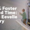 A man on a boat fishing and headline: the Eevelle Story